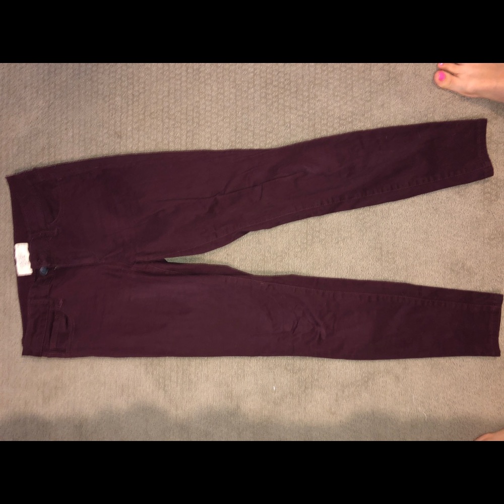 Rachel Roy maroon jeans